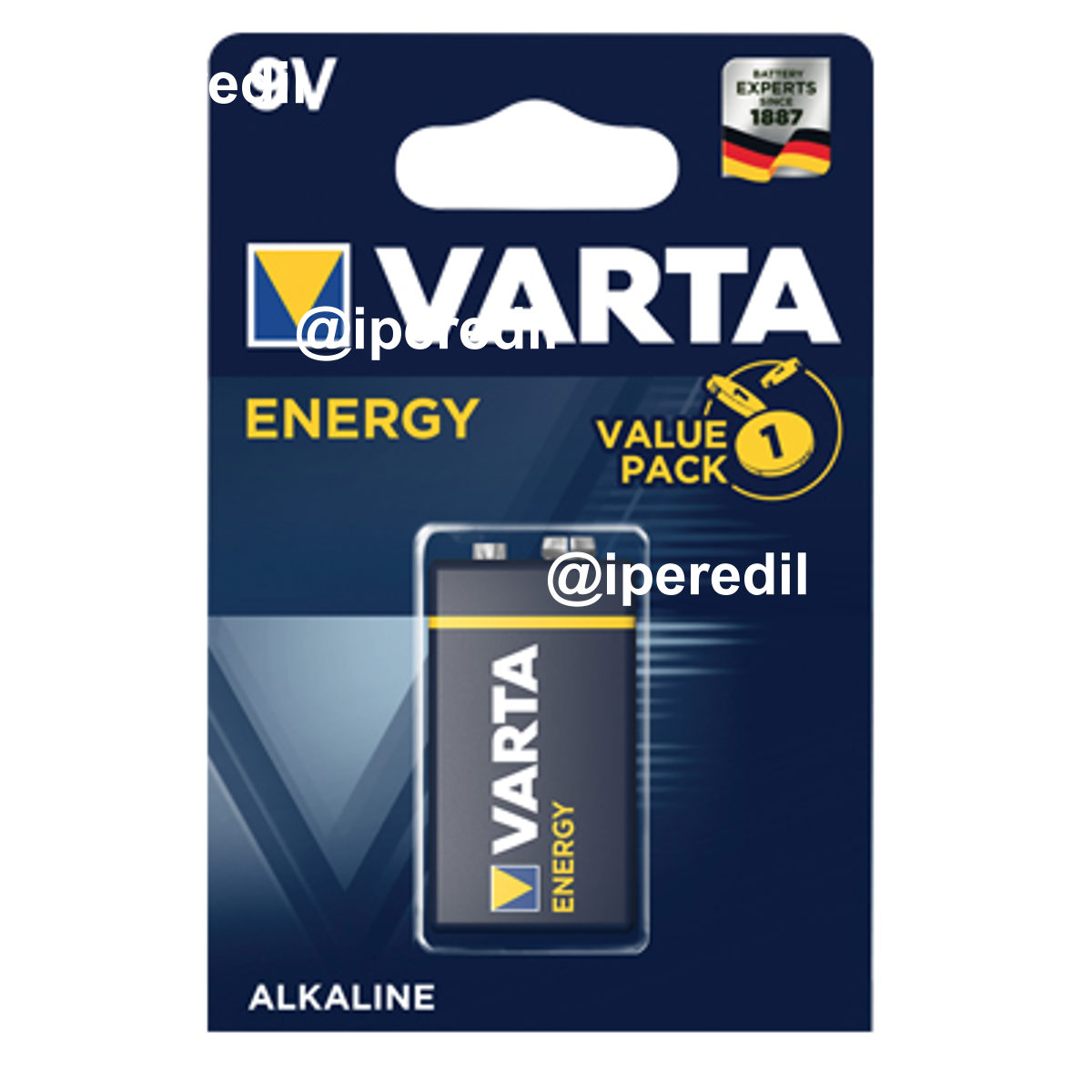 PILA TRANSISTOR ENERGY VARTA ALCALINA VOLT 9,0