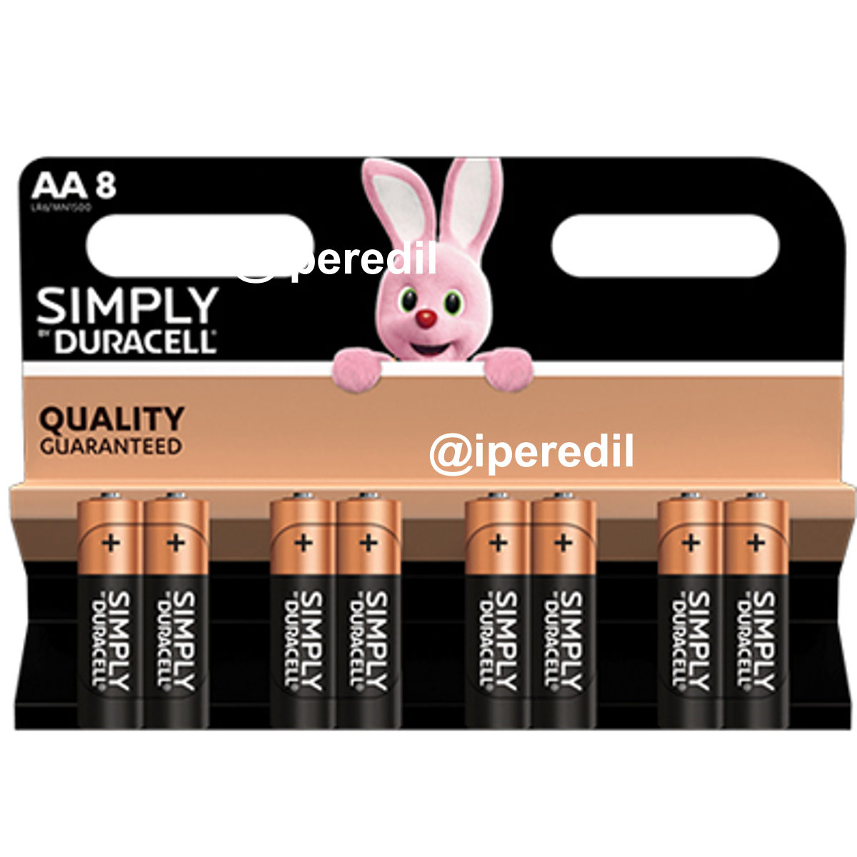 PILA STILO AA SIMPLY DURACELL ALCALINA VOLT 1,5 CF=PZ 8