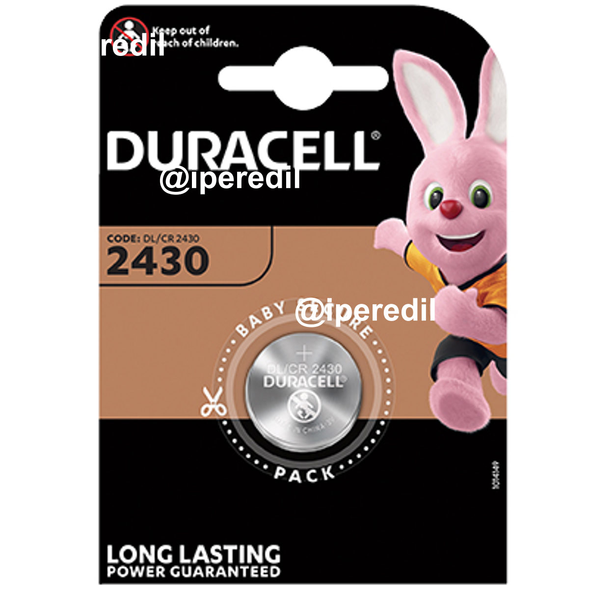 PILA SPECIALISTICA 2430 DURACELL LITIO VOLT 3,0