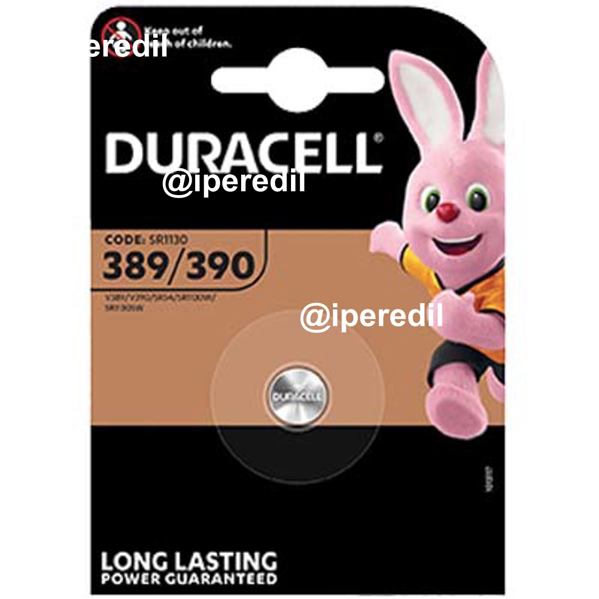 PILA SPECIALISTICA 389/390 DURACELL OSSIDO ARGENTO VOLT 1,5
