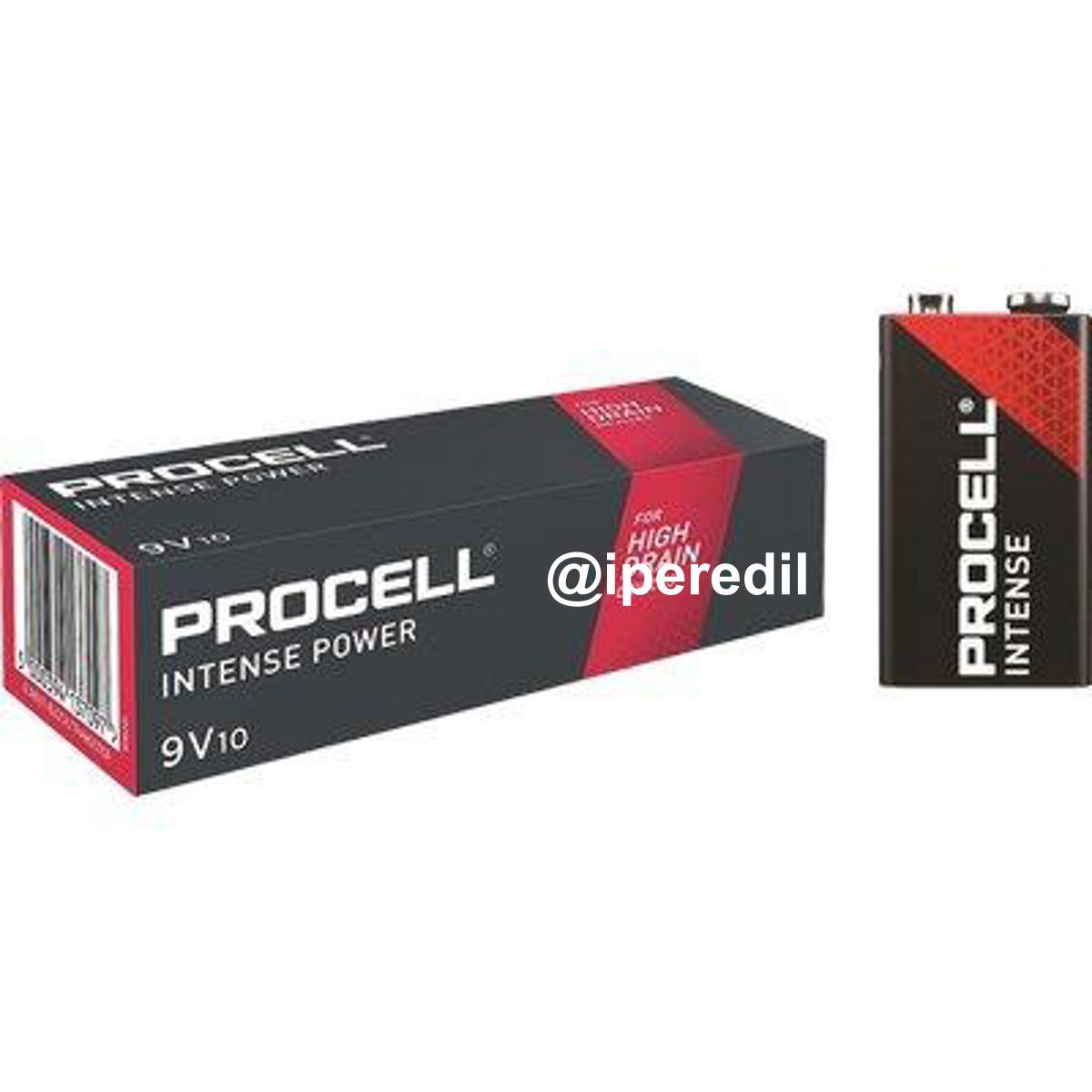 PILA TRANSISTOR PROCELL INTENSE DURACELL VOLT 9,0 CF=PZ 10