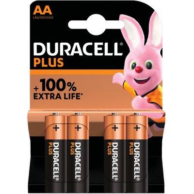 PILA STILO AA PLUS100 POWER DURACELL ALCALINA VOLT 1,5 CF=PZ 4