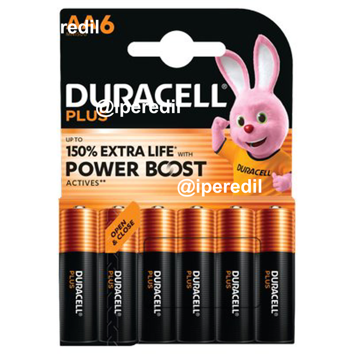 PILA STILO AA PLUS POWER BOOST DURACELL ALCALINA VOLT 1,5 CF=PZ 6