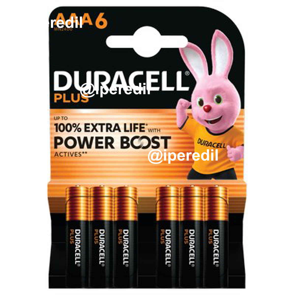 PILA MINI STILO AAA PLUS POWER BOOST DURACELL ALCALINA VOLT 1,5 CF=PZ 6