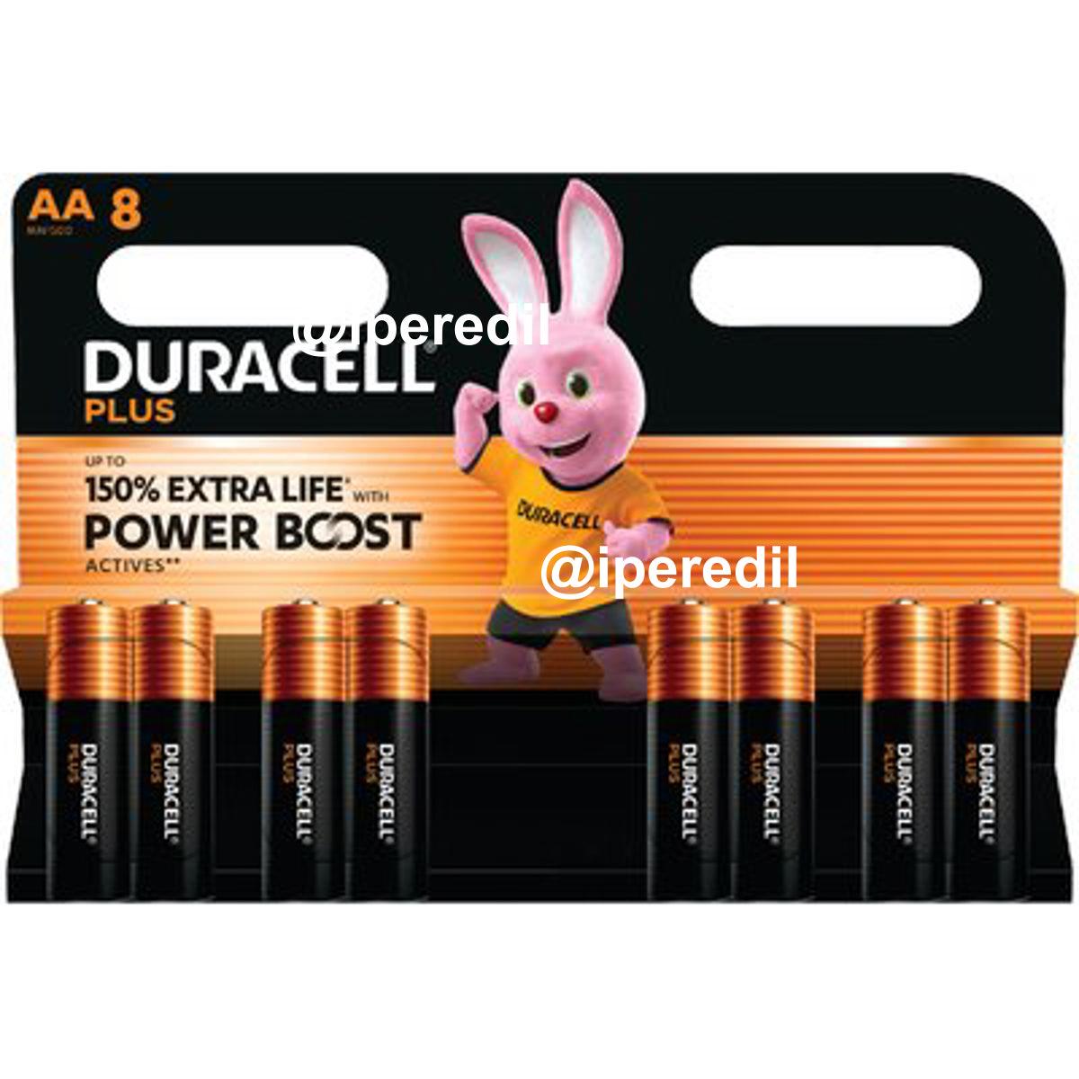 PILA STILO AA PLUS POWER BOOST DURACELL ALCALINA VOLT 1,5 CF=PZ 8 - 07402085