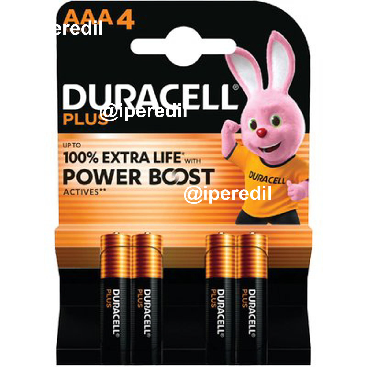 PILA MINI STILO AAA PLUS POWER BOOST DURACELL ALCALINA VOLT 1,5 CF=PZ 4