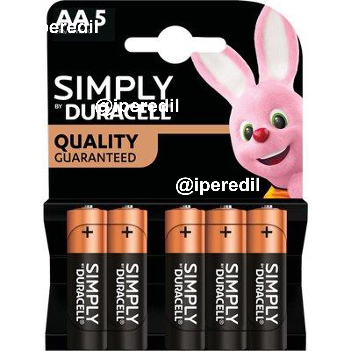 PILA STILO AA SIMPLY DURACELL ALCALINA VOLT 1,5 CF=PZ 5