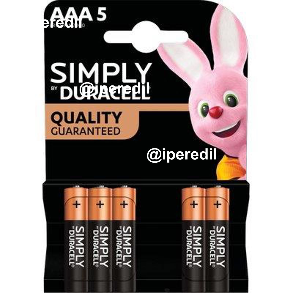 PILA MINI STILO AAA SIMPLY DURACELL ALCALINA VOLT 1,5 CF=PZ 5