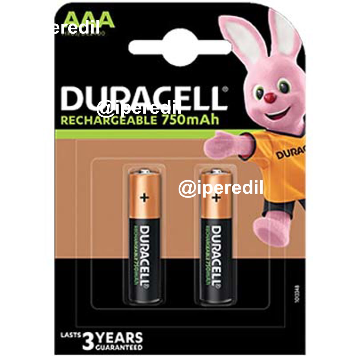 PILA MINI STILO AAA RICARICABILE DURACELL VOLT 1,2 MAH 750 CF=PZ 2