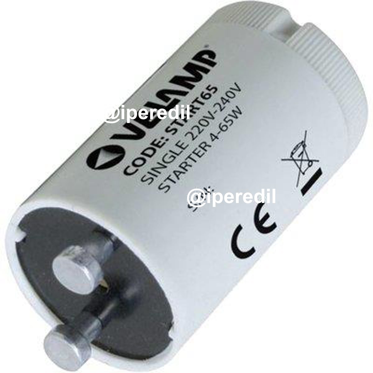 STARTER X LAMPADA FLUORESCENTE VELAMP VOLT 230 WATT 4/65