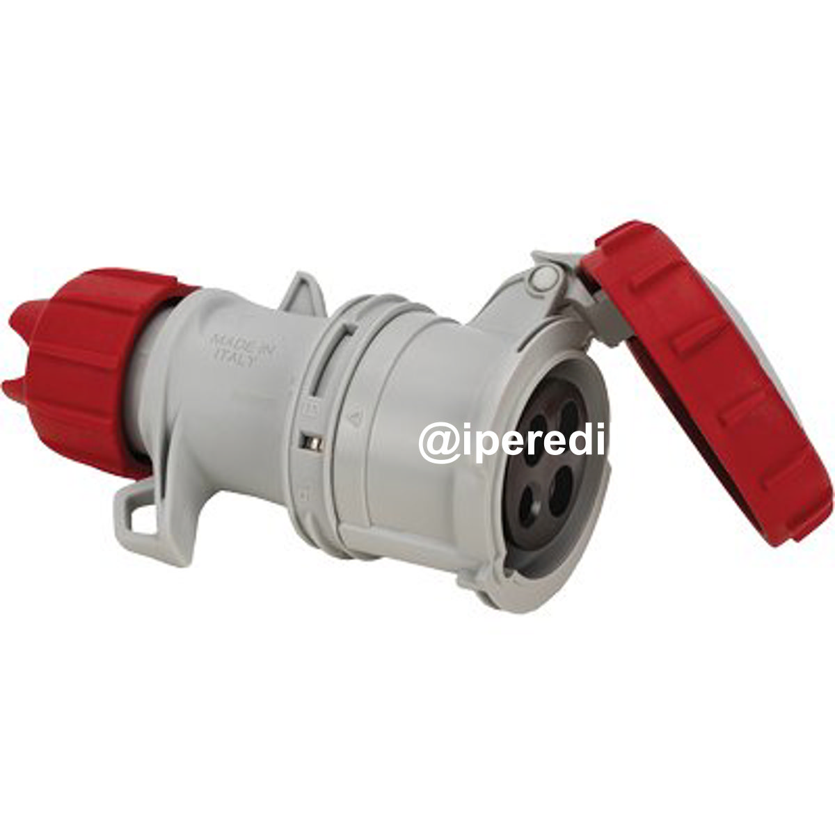 PRESA MOBILE INDUSTRIALE ROSSA FME 3P+T 16A IP67