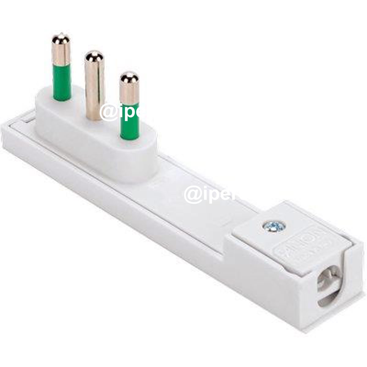 SPINA MOBILE RIBASSATA CLOCK FME BIANCO 2P+T 16A