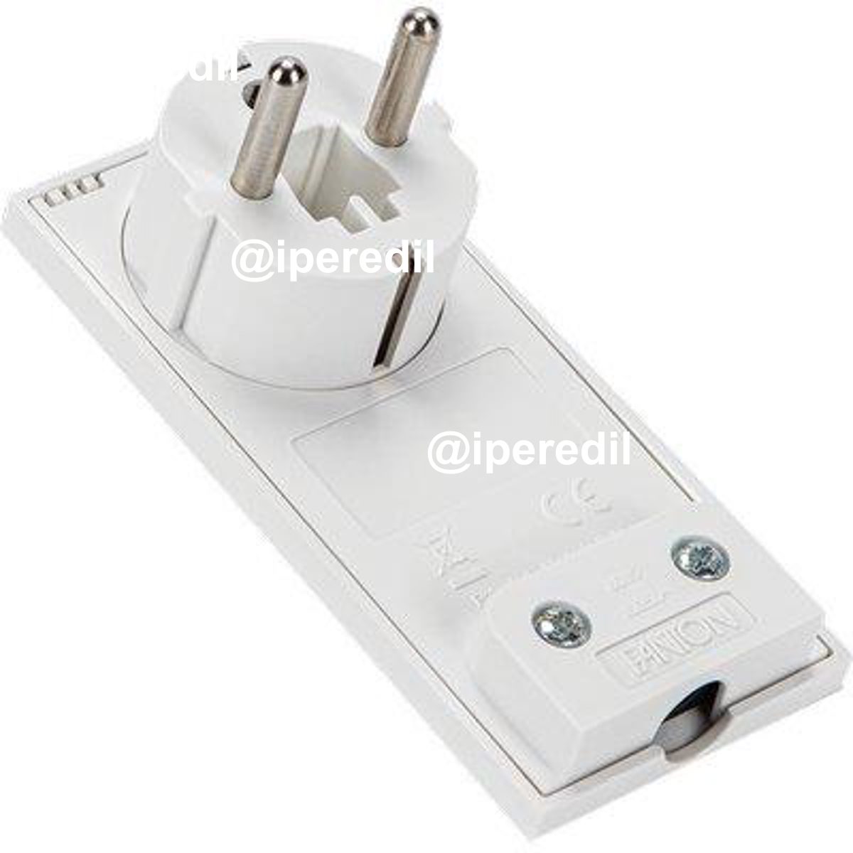 SPINA MOBILE RIBASSATA SCHUKO CLOCK FME BIANCO 2P+T 16A