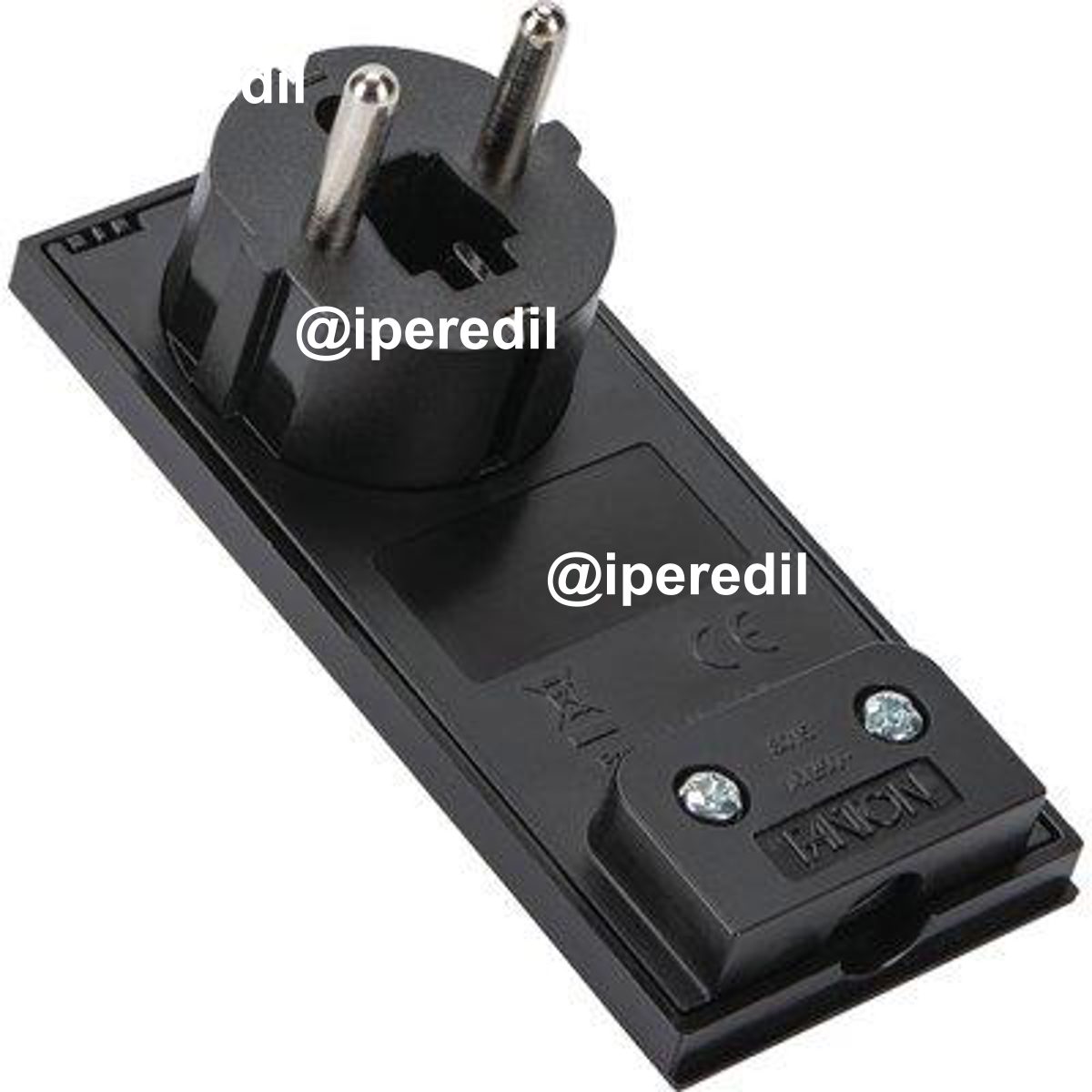 SPINA MOBILE RIBASSATA SCHUKO CLOCK FME NERO 2P+T 16A