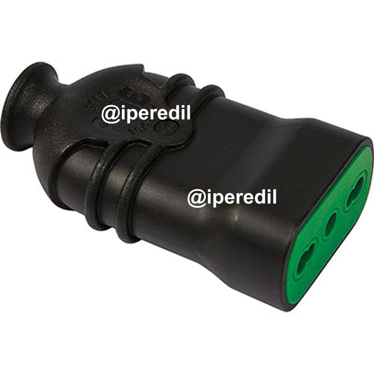 PRESA MOBILE HI-PRO FME NERO 2P+T 16A BIPASSO