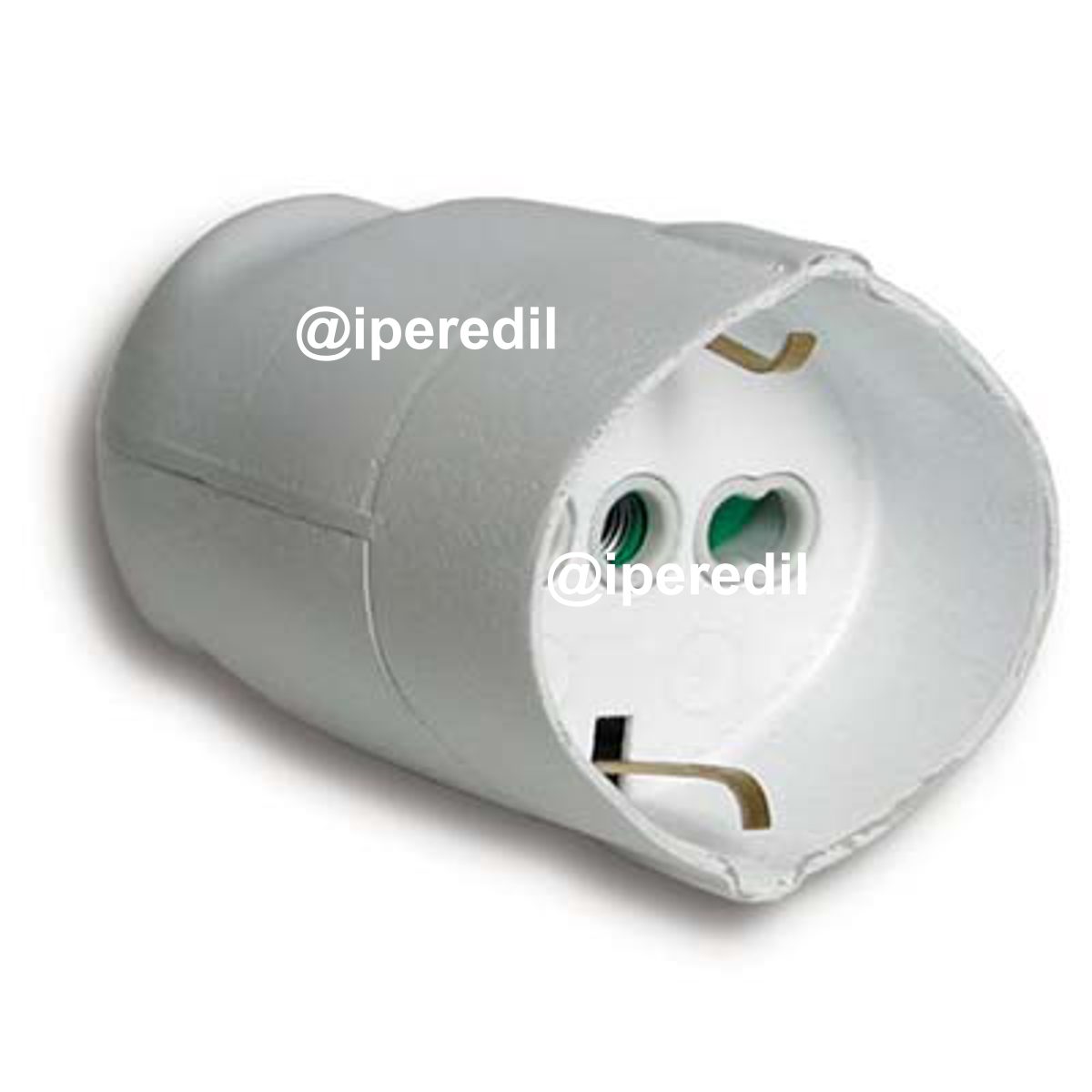 PRESA MOBILE SCHUKO FME BIANCO 2P+T 16A BIPASSO