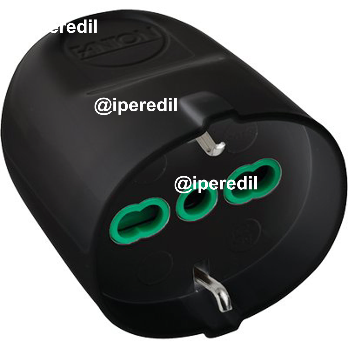 PRESA MOBILE SCHUKO FME NERO 2P+T 16A BIPASSO