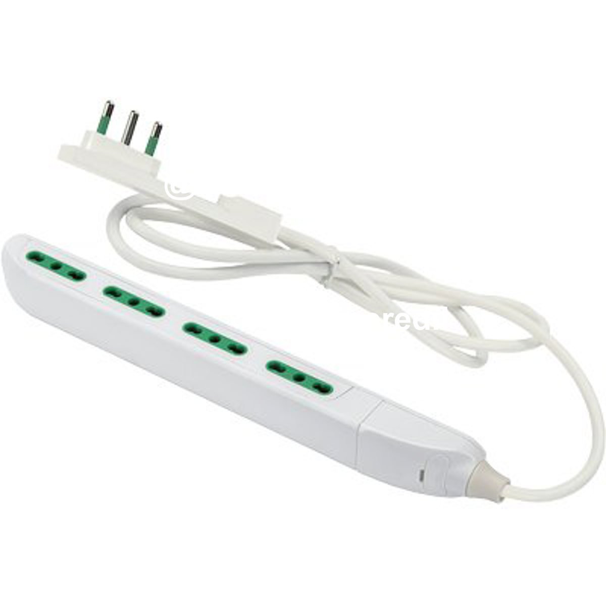 MULTIPRESA BIPASSO SLIM FME BIANCO POSTI 4 2P+T 10/16A N°XMMQ 3X1,0 MT 1,5