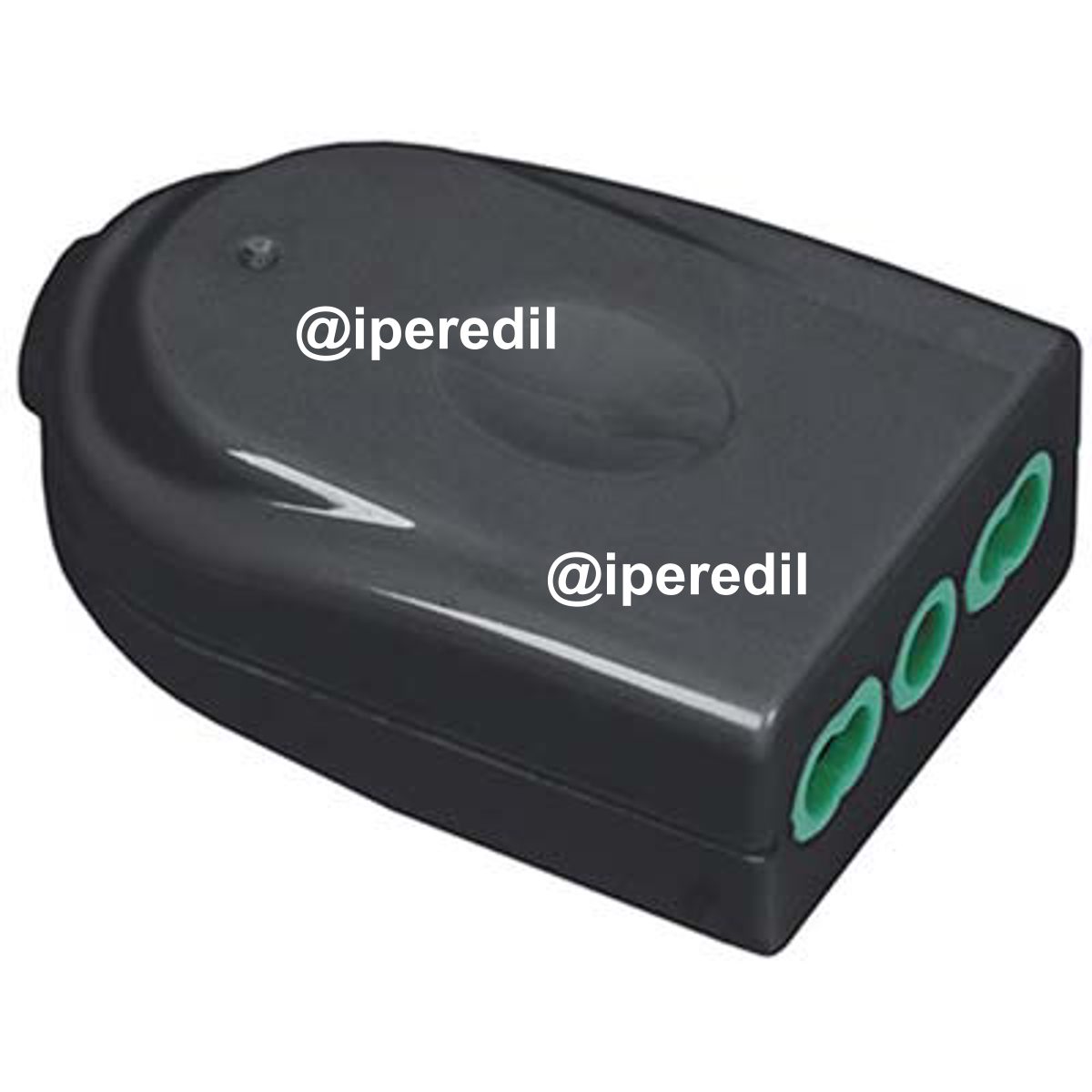 PRESA MOBILE GARANTI NERO 2P+T 16A BIPASSO