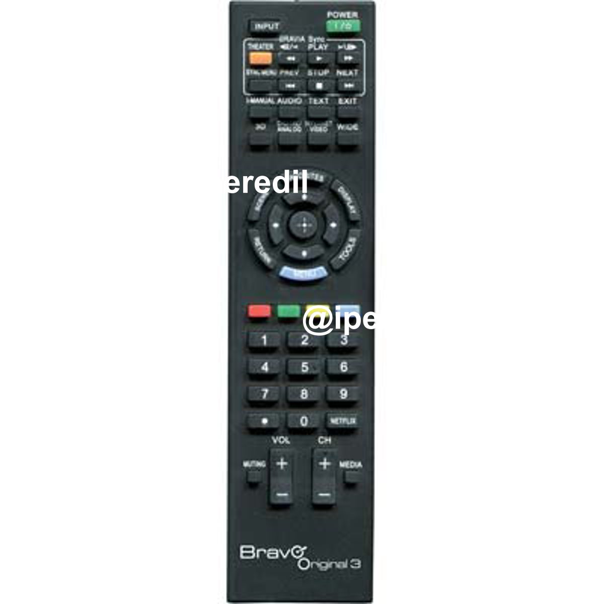 TELECOMANDO ORIGINAL 3 TV SONY BRAVO - 07403628