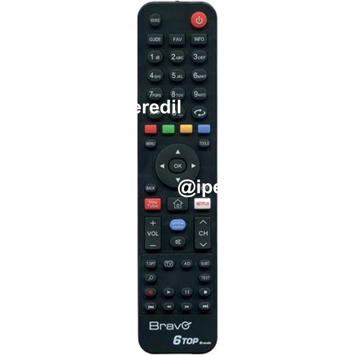 TELECOMANDO 6 TOP BRAND TV BRAVO
