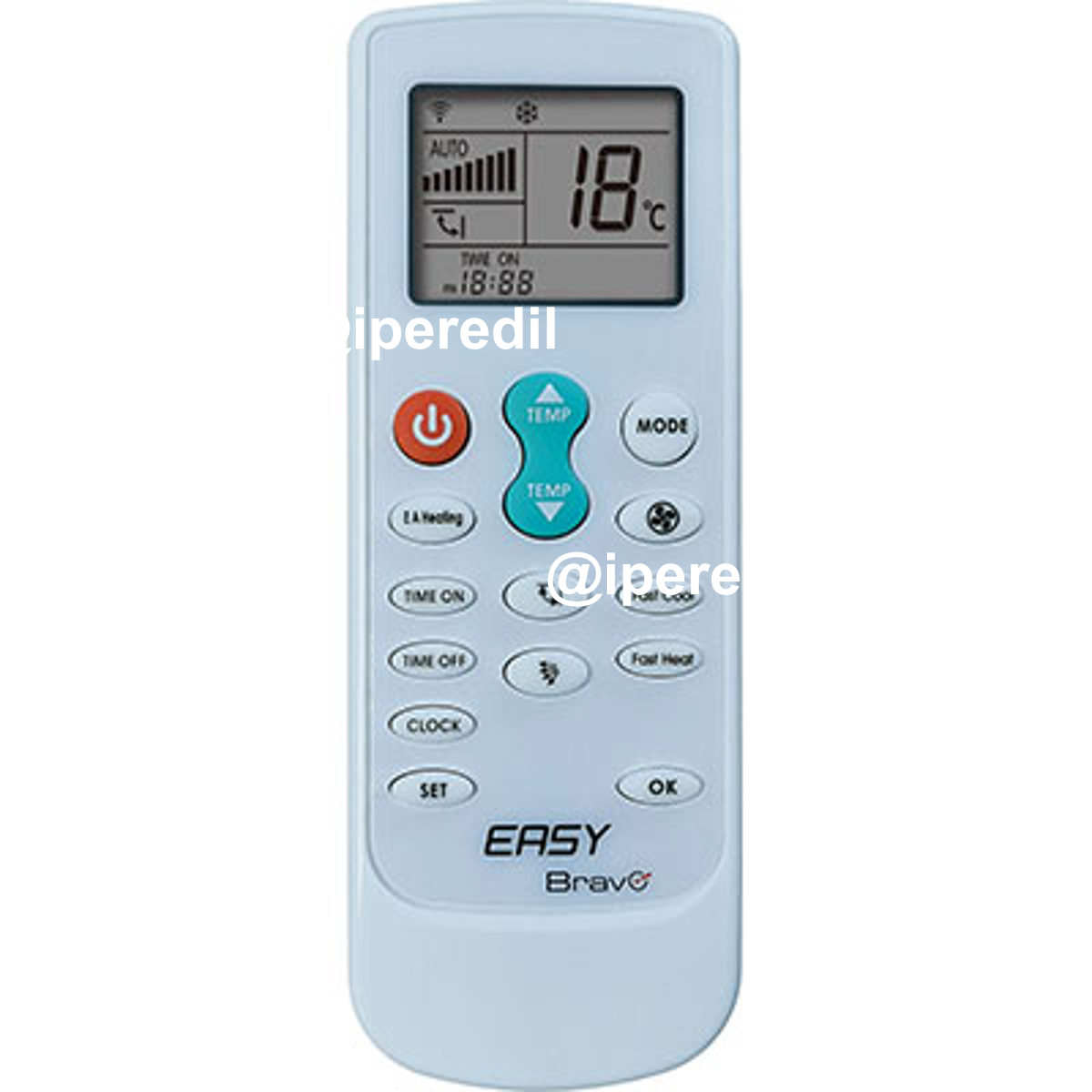 TELECOMANDO UNIVERSALE CLIMATIZZATORI EASY BRAVO