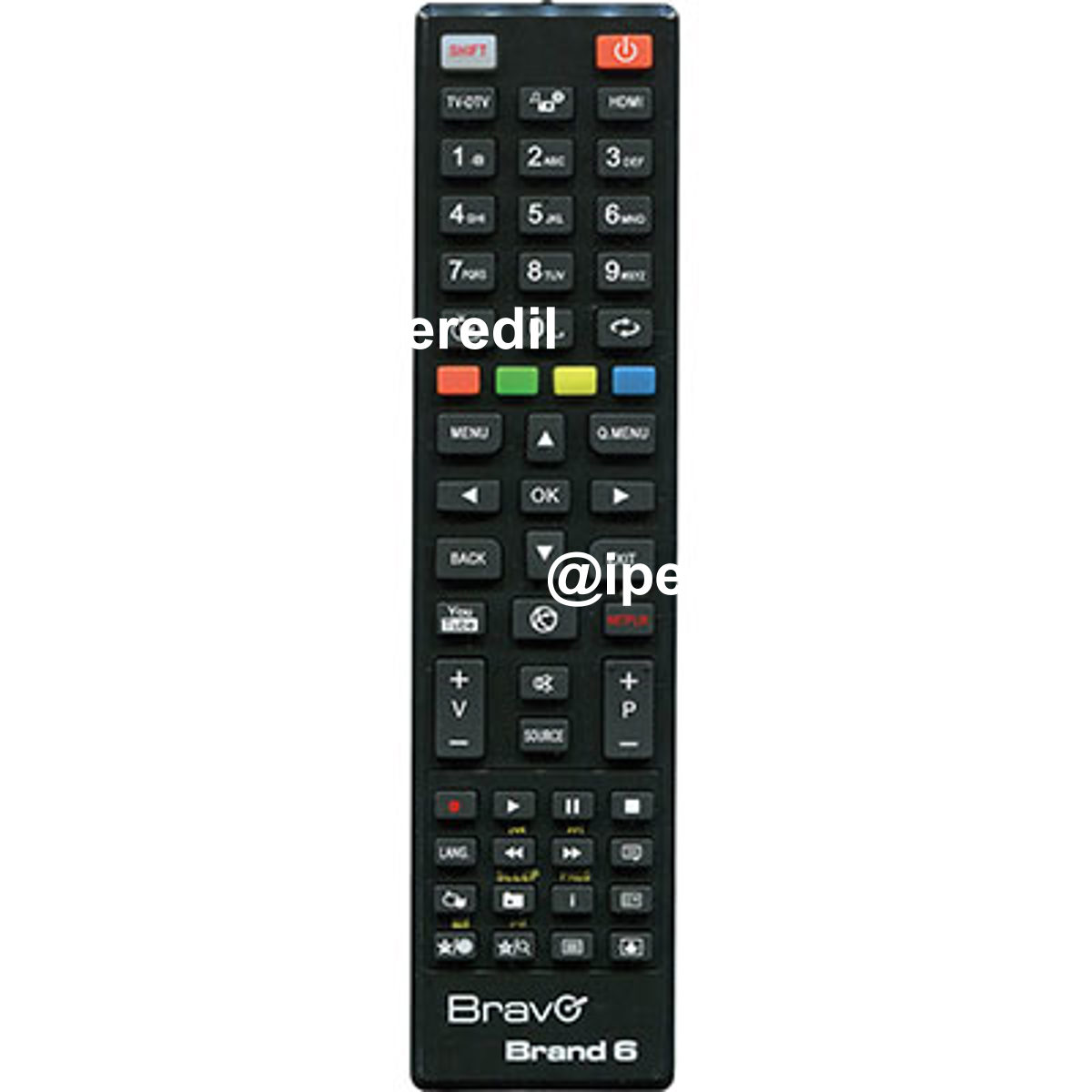 TELECOMANDO BRAND6 TV TELEFUNKEN BRAVO - 07403645