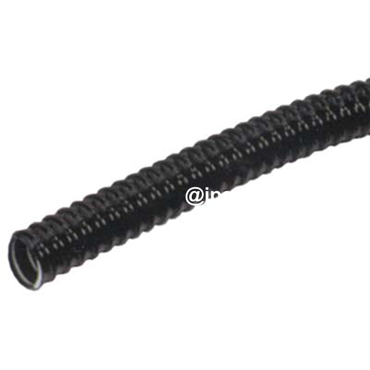 TUBO CORRUGATO + TIRAFILO PVC NERO MM 20 MT 25