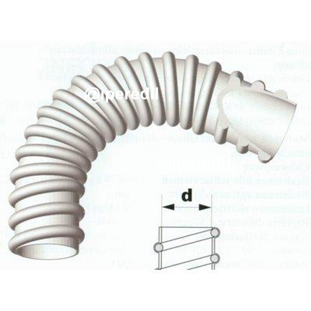 GUAINA SPIRALATA PVC GRIGIO MM 20 MT 30