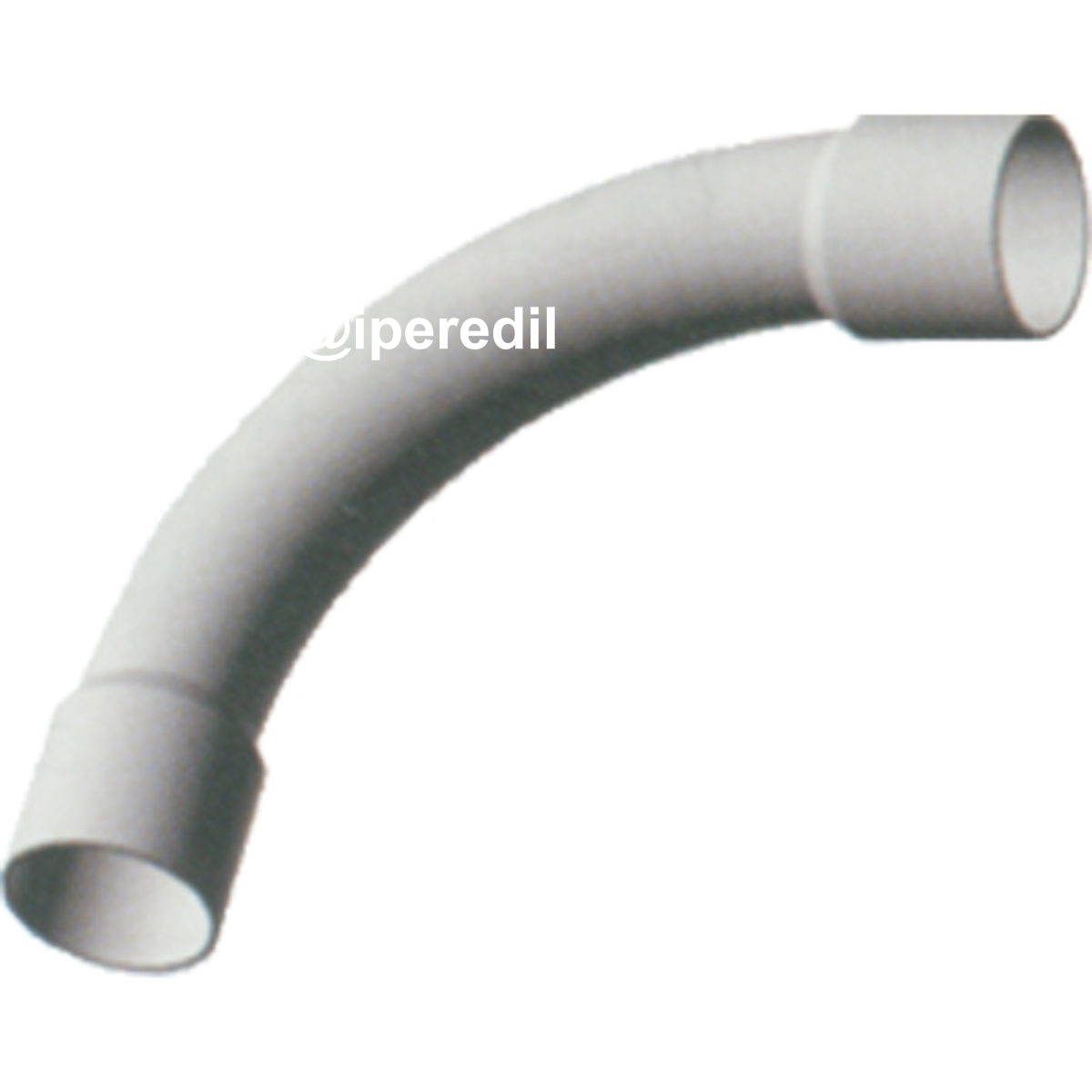 CURVA 90° IP40 X TUBO RIGIDO PVC GRIGIO MM 20