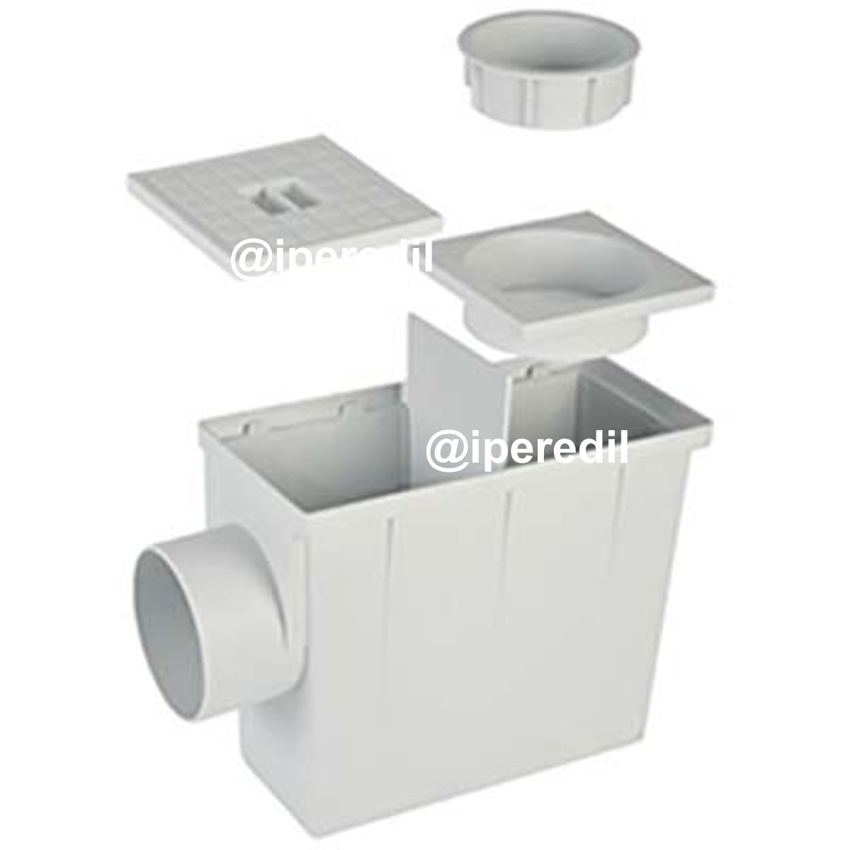 POZZETTO DERIVAZIONE PLUVIALE PLASTICA MM 80/100 - 07403797