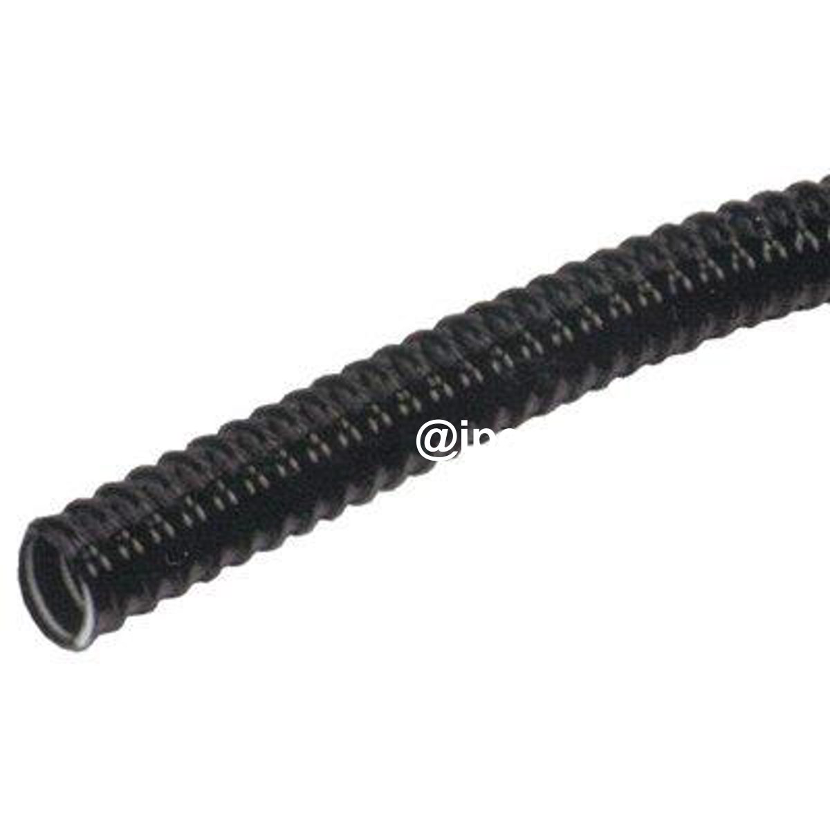 TUBO CORRUGATO + TIRAFILO PVC NERO MM 25 MT 50