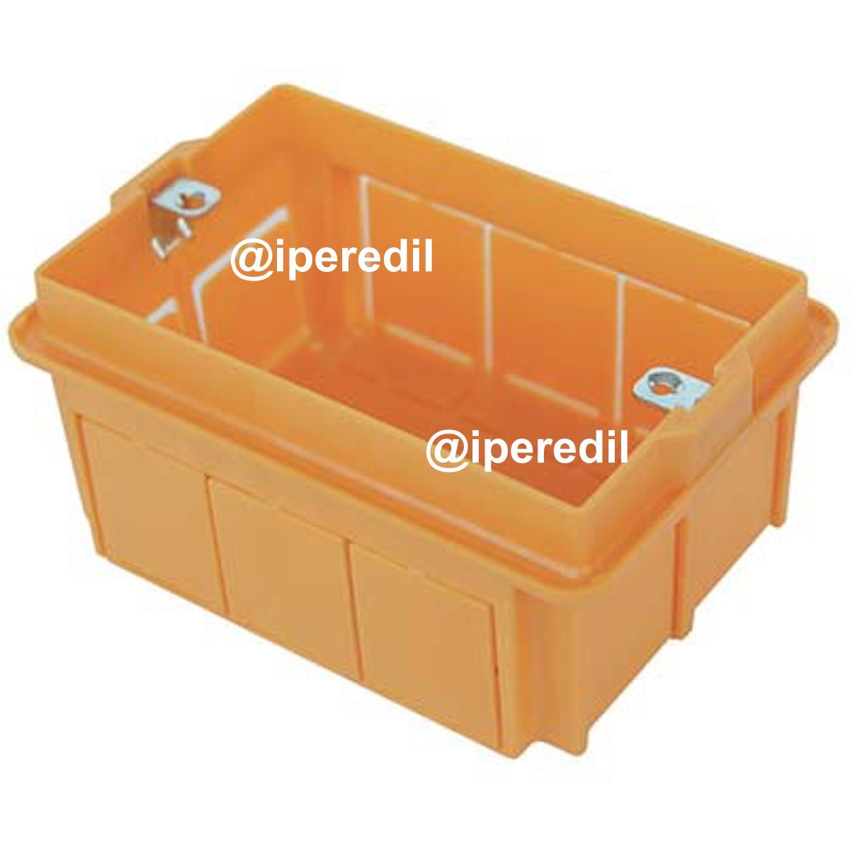 SCATOLA RETTANGOLARE FRUTTI INCASSO MARLANVIL PP GIALLO POSTI 3