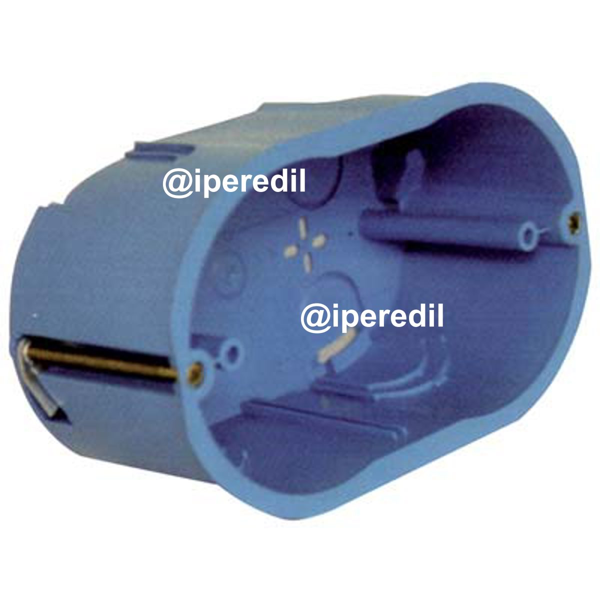 SCATOLA FRUTTI INCASSO CARTONGESSO MARLANVIL PP BLU POSTI 3