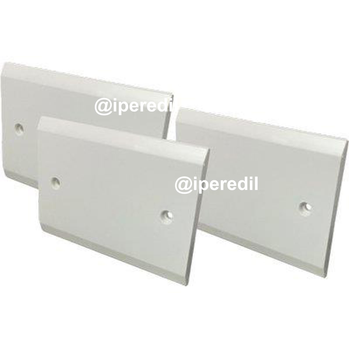 COPERCHIO SCATOLA RETTANGOLARE PP BIANCO MM 80X120 CF=PZ 3