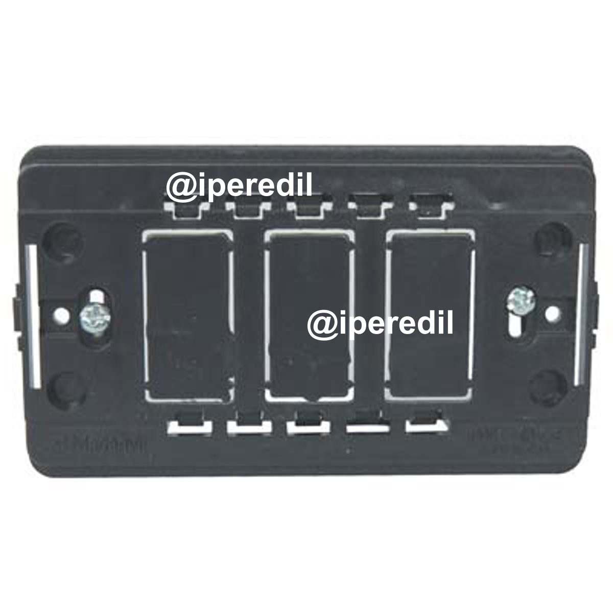 SUPPORTO FRUTTI VENUS MARLANVIL PC NERO POSTI 3