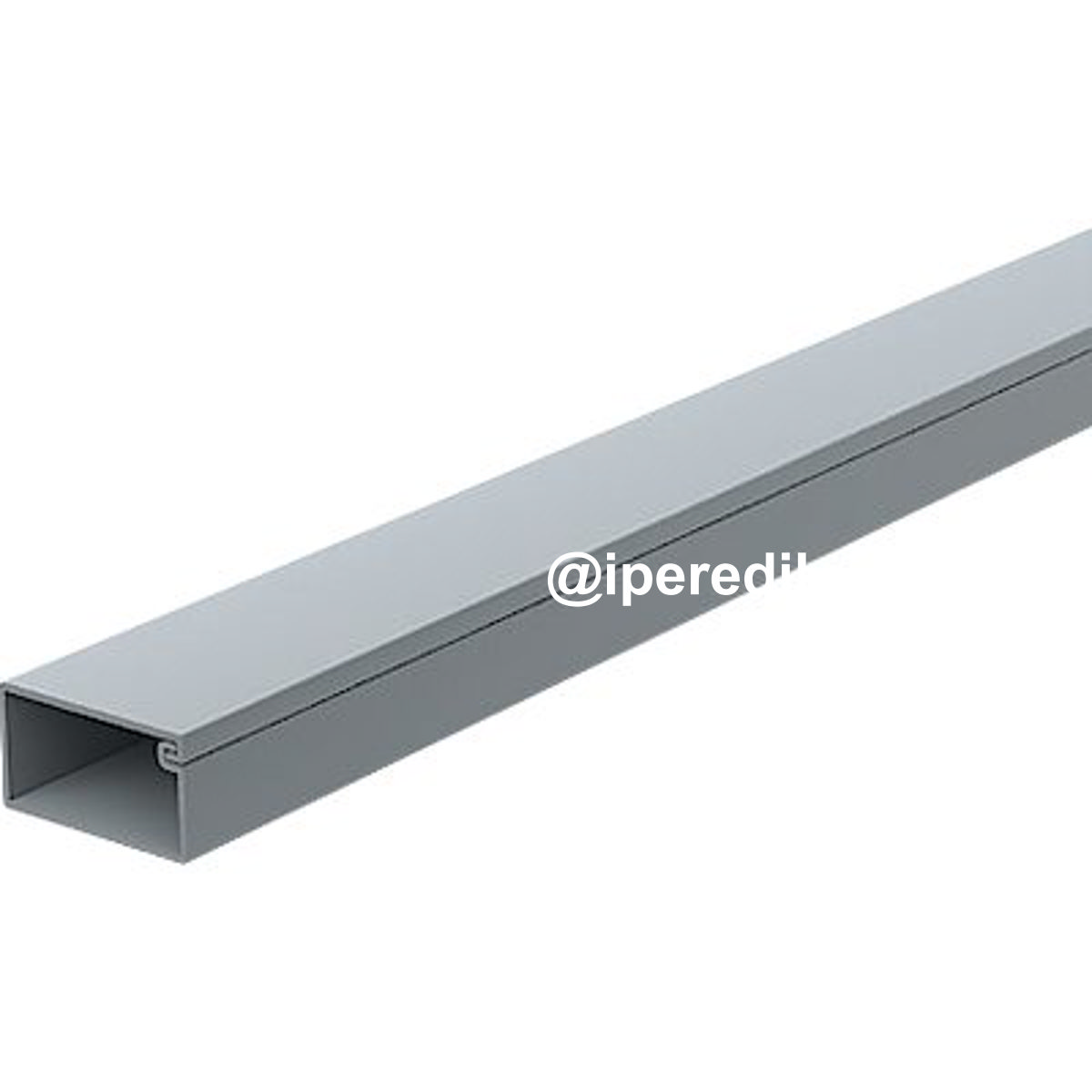 MINI CANALINA ADESIVA PASSAGGIO CAVI PVC BIANCO MM 20X10 MT 2