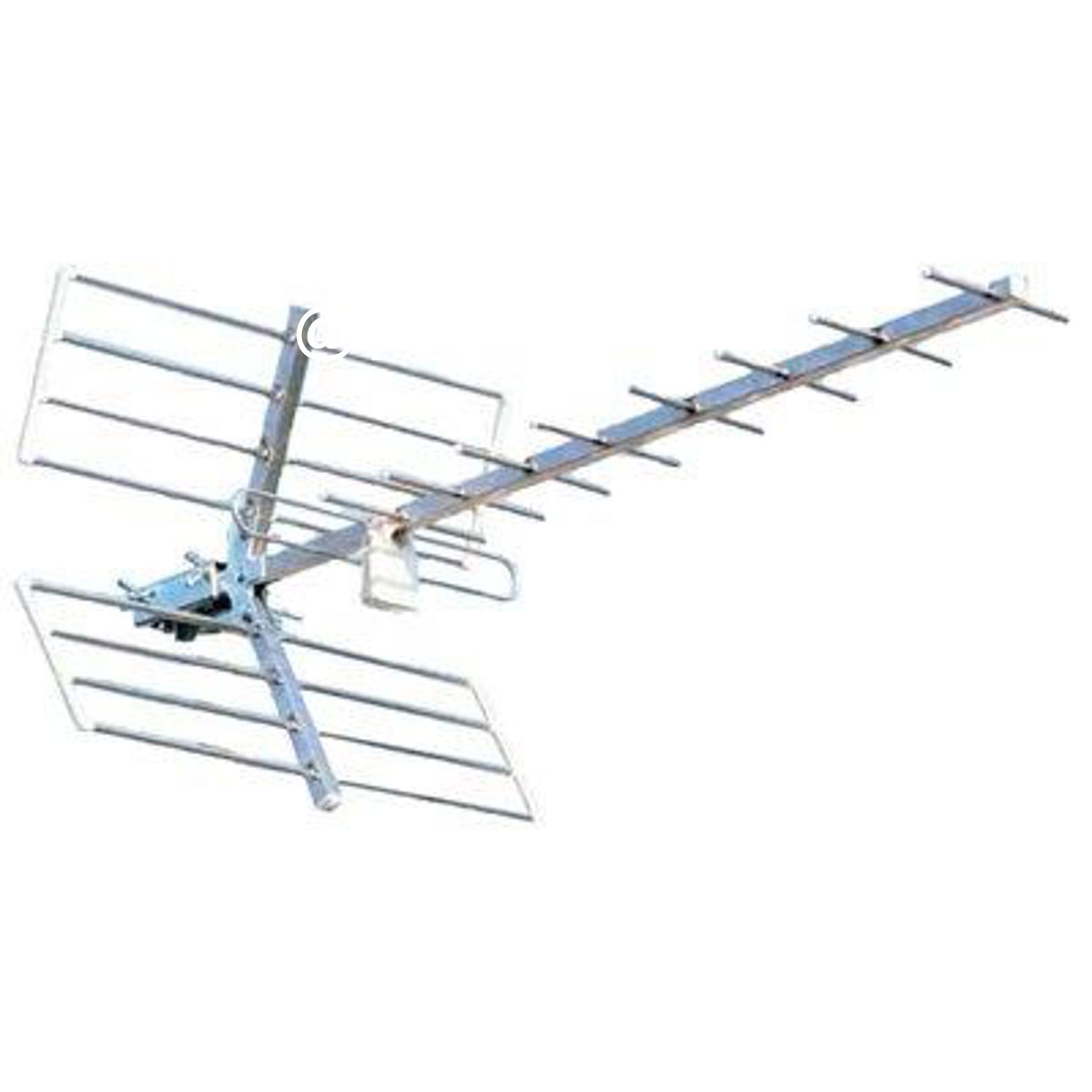ANTENNA DIGITALE TERRESTRE BANDA UHF 5 G GALAXY ALLUMINIO GUADAGNO DB 9-12 11 ELEMENTI