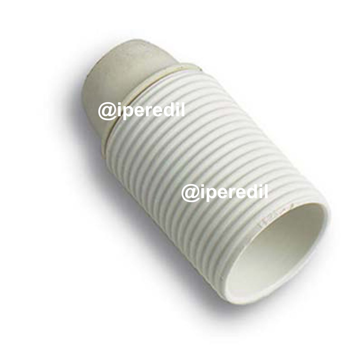 PORTALAMPADA CAMICIA FILETTATA RESINA BIANCO E27 M10X1