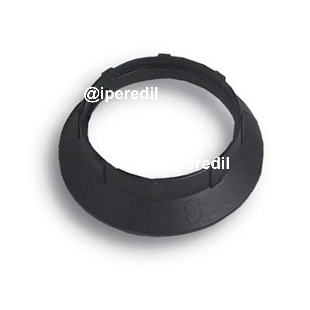 GHIERA X PORTALAMPADA RESINA NERO E27 MM 56