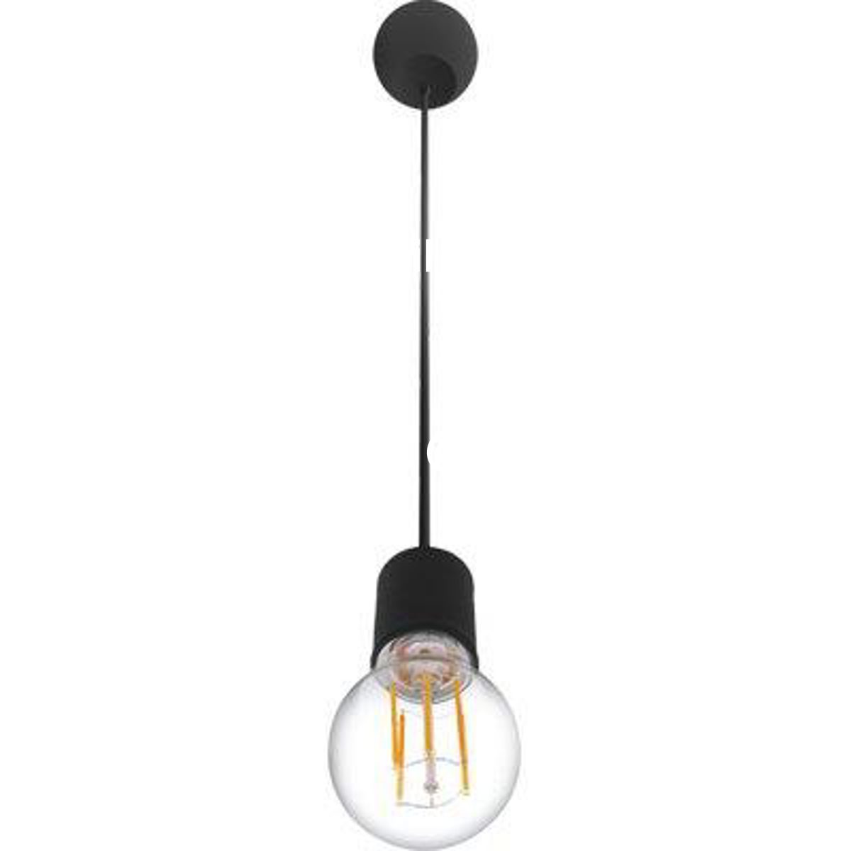 PORTALAMPADA + CAVO FANTASY 150 CENTURY GRIGIO E27 CM 150