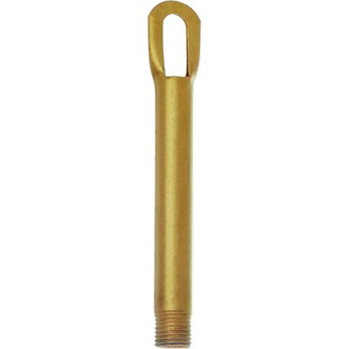 TUBETTO FILETTATO + ANELLO X PORTALAMPADA OTTONE M 10X1 H.MM 85
