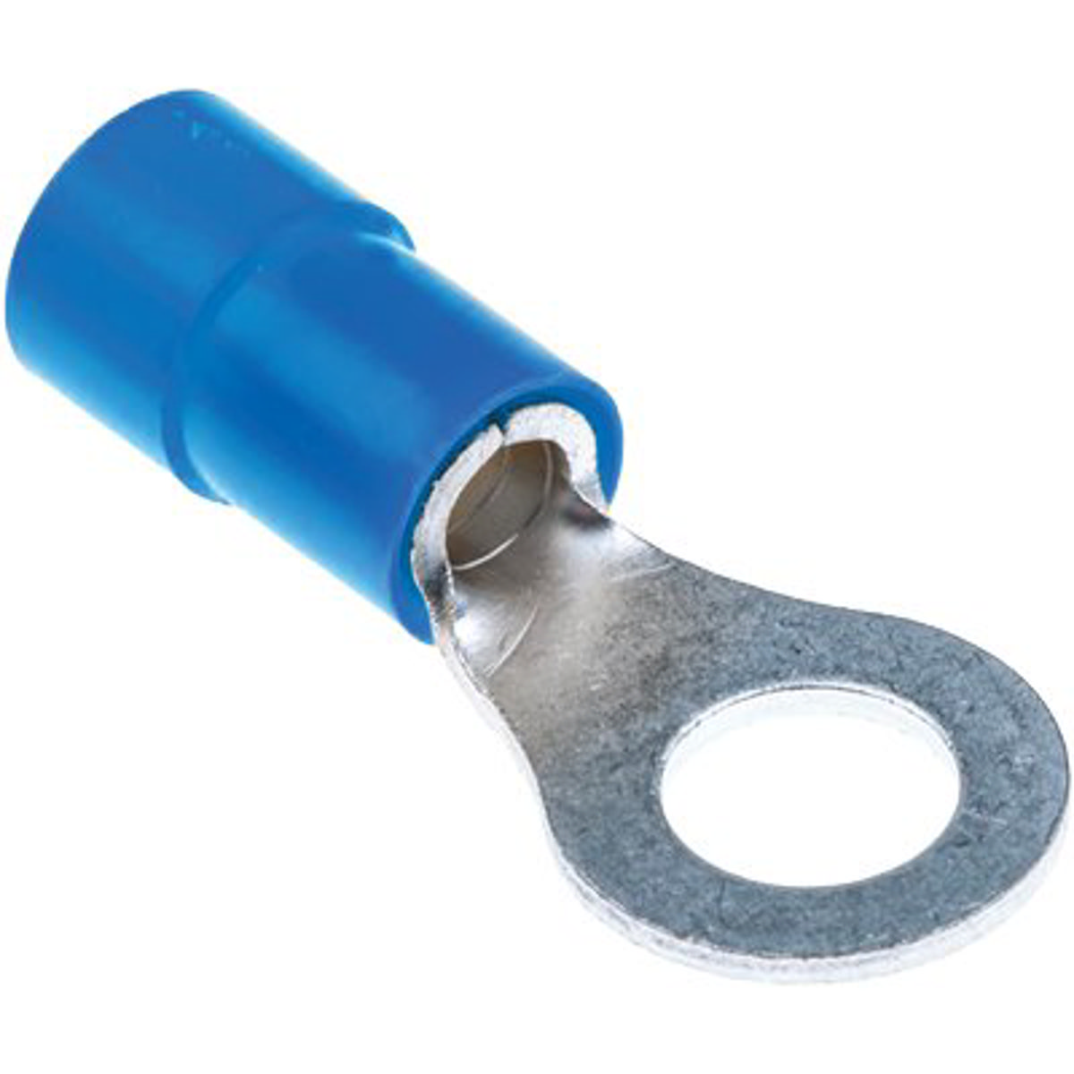 TERMINALE AD ANELLO A STRINGERE BLU X CAVO MMQ 1,5/2,5 FORO MM 4,3 CF=PZ 10