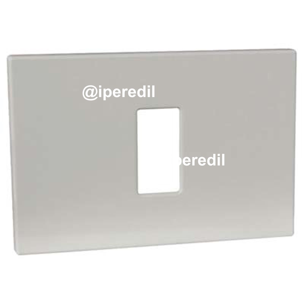 PLACCA COPRIFRUTTI VENUS MARLANVIL RESINA AVORIO POSTI 1 MM 115X80