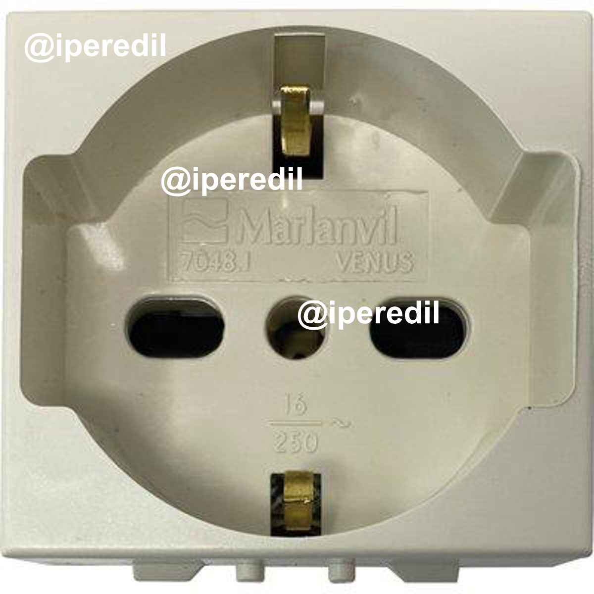 PRESA SCHUKO + SICUREZZA VENUS MARLANVIL VOLT 250 A 10/16 2P+T