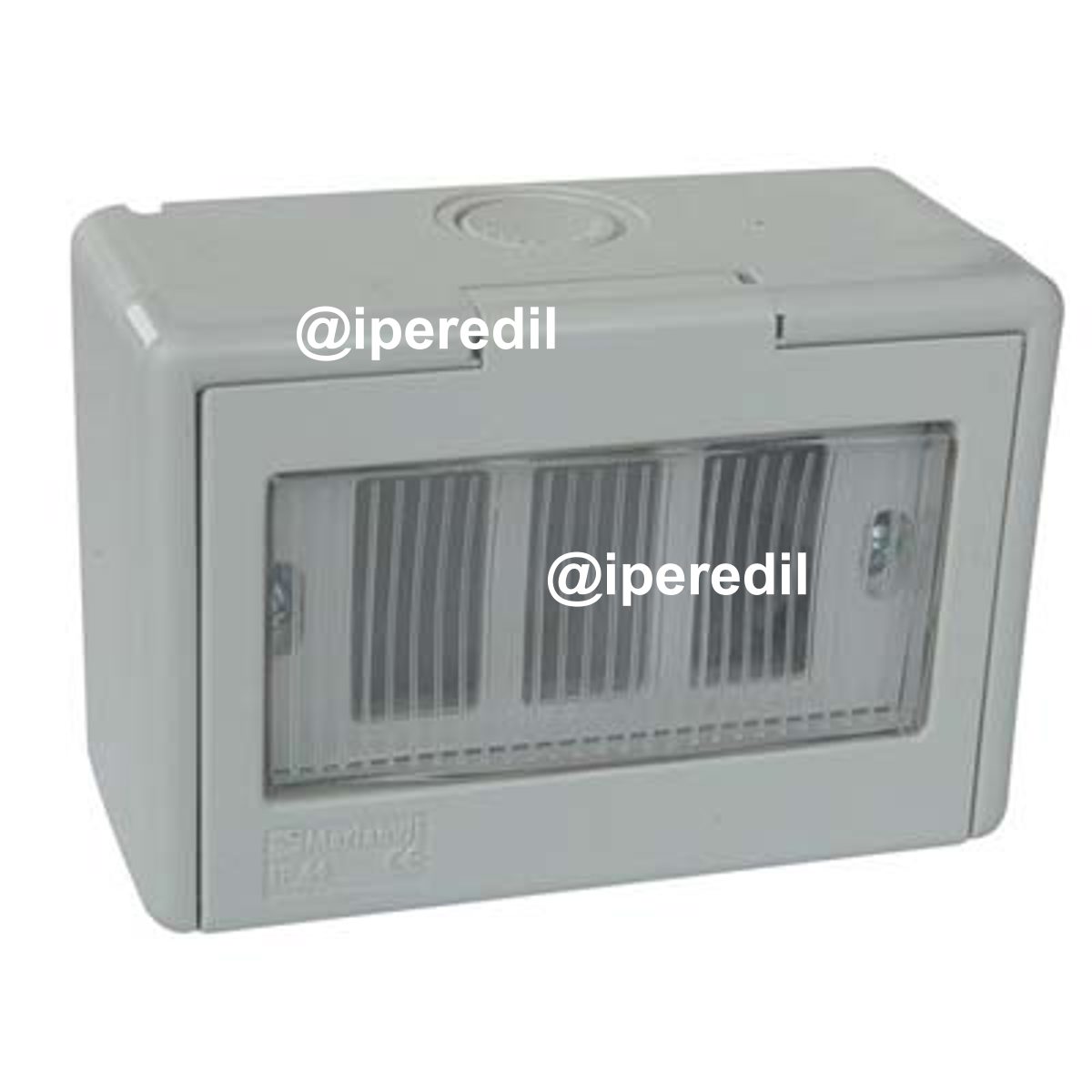 INVOLUCRO A PARETE + PORTELLA IP44 MARLANVIL POSTI 3 MM 122X83 H.MM 65 X VENUS