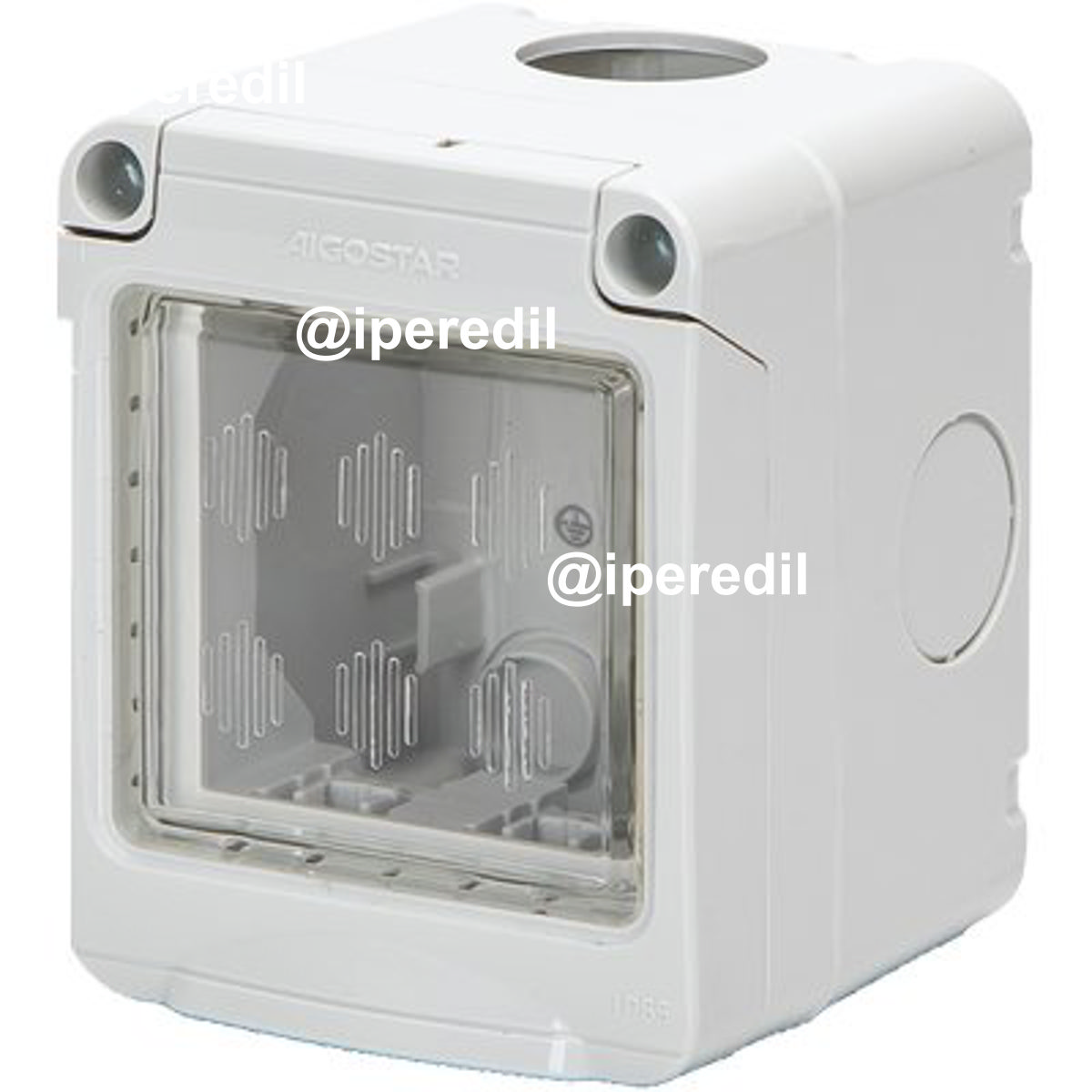 INVOLUCRO A PARETE + PORTELLA IP55 POSTI 2 MM 67X83 H.MM 65 X ABM