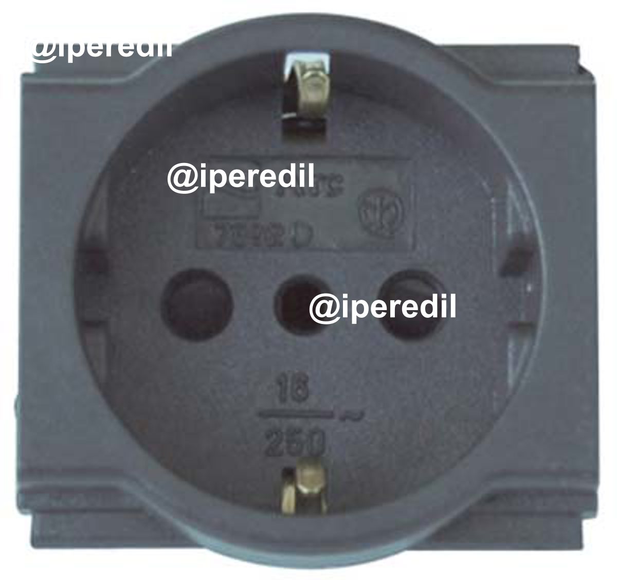 PRESA SCHUKO + SICUREZZA ARC MARLANVIL VOLT 250 A 10/16 2P+T