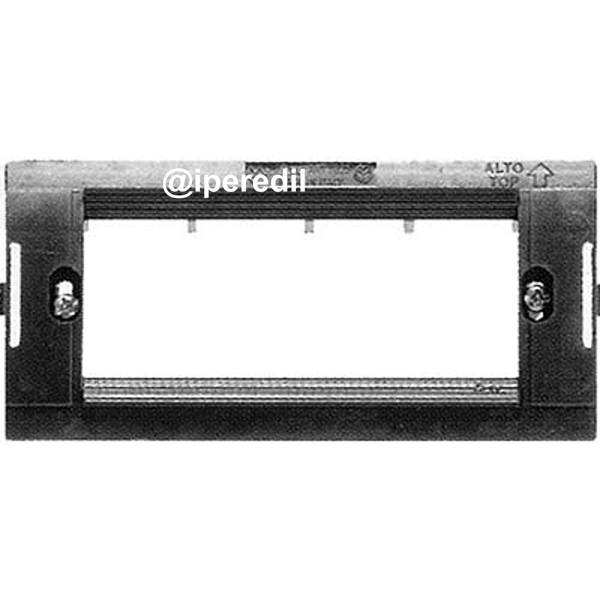 SUPPORTO FRUTTI ARC MARLANVIL PC NERO POSTI 4