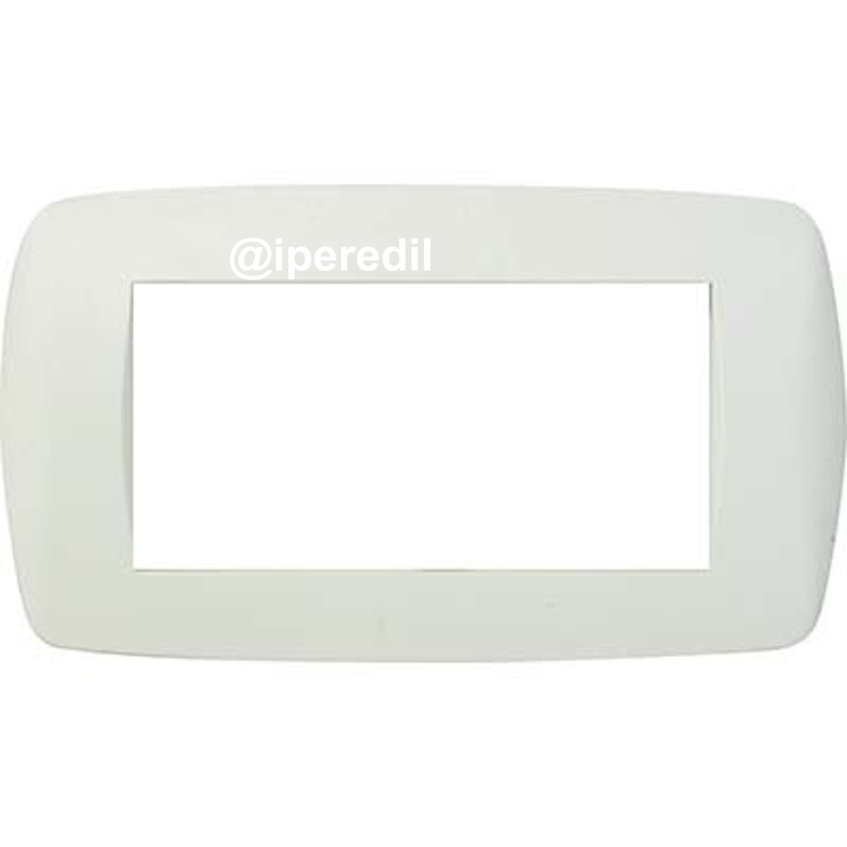 PLACCA COPRIFRUTTI MILLENIUM MARLANVIL BIANCO POSTI 4 MM 150X83